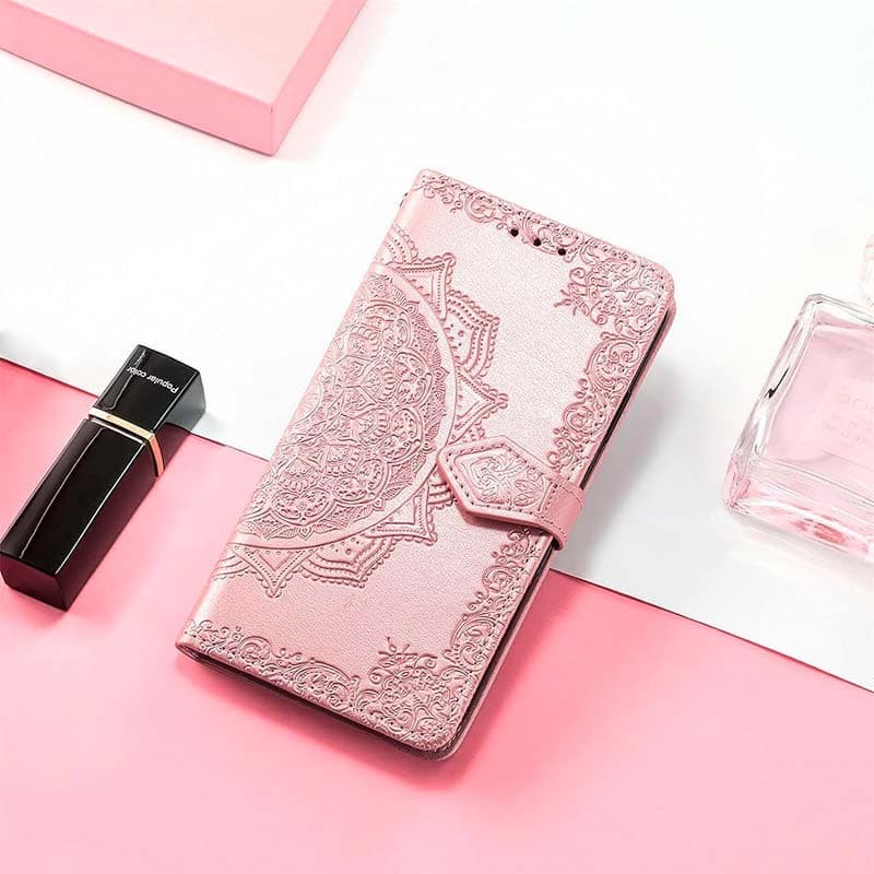Capa livro Mandala Xiaomi Poco F5 Pro Rosa