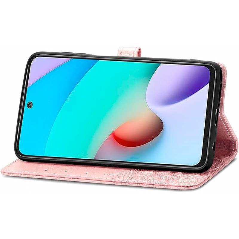 Capa livro Mandala Xiaomi Redmi 10 / Redmi 10 2022 Rosa