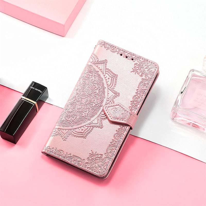 Capa livro Mandala Xiaomi Redmi 10 / Redmi 10 2022 Rosa