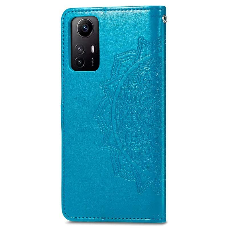 Capa livro Mandala Xiaomi Redmi Note 12S Azul