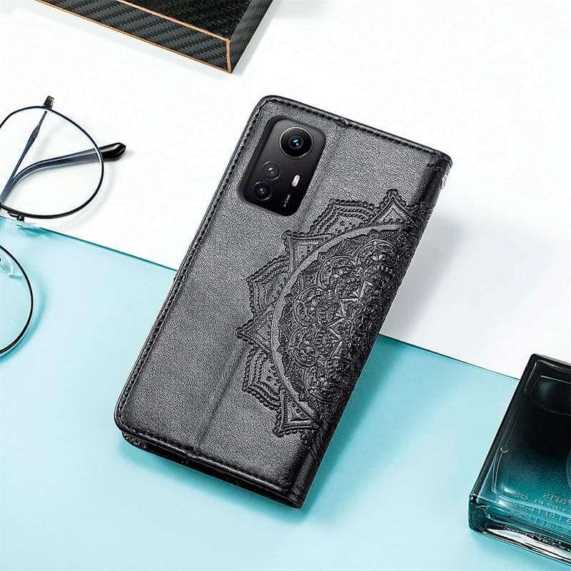 Capa livro Mandala Xiaomi Redmi Note 12S Preto