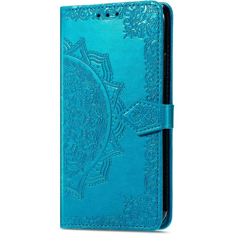 Capa livro Mandala Xiaomi Redmi Note 13 4G Azul