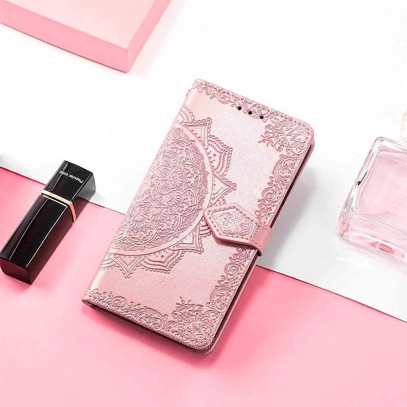 Capa livro Mandala Xiaomi Redmi Note 13 Pro+ 5G Rosa