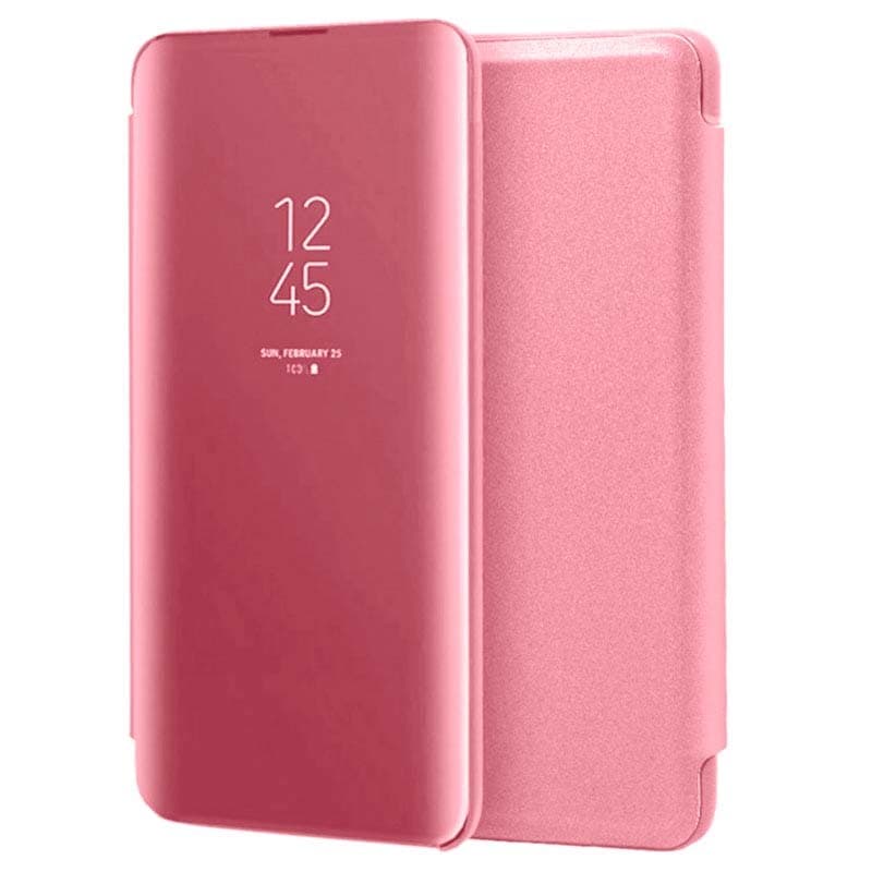 Capa livro Smart Mirror Xiaomi Redmi 13C / Poco C65 / Poco M6 5G Rosa