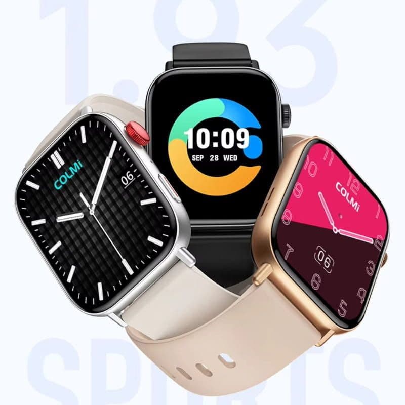 Colmi C8 MAX C SERIES Bracelete em tecido Preto - Relógio Inteligente