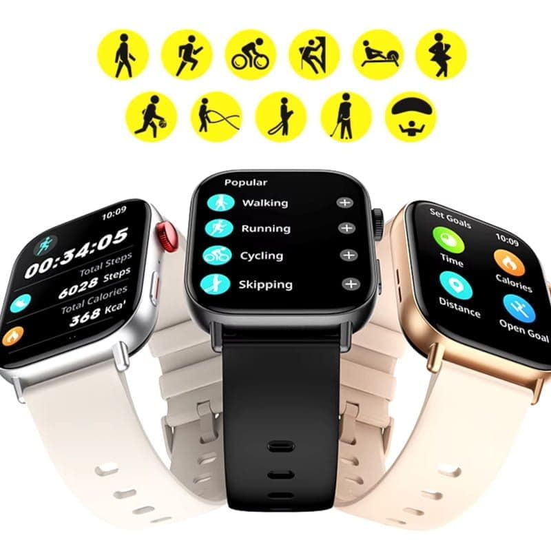 Colmi C8 MAX C SERIES Bracelete em tecido Preto - Relógio Inteligente