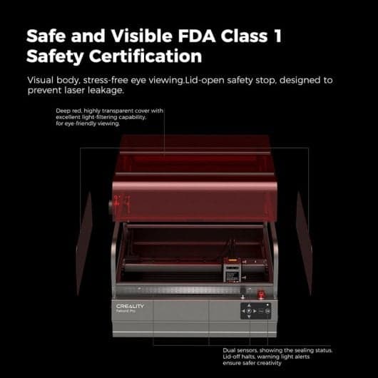 Creality Falcon2 Pro Gravadora Laser 40W 400x415mm