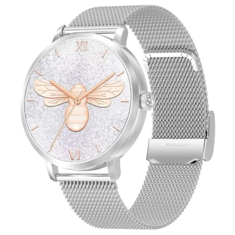 DT NO.1 DT S Prata con Pulseira Metálica - Relógio Inteligente