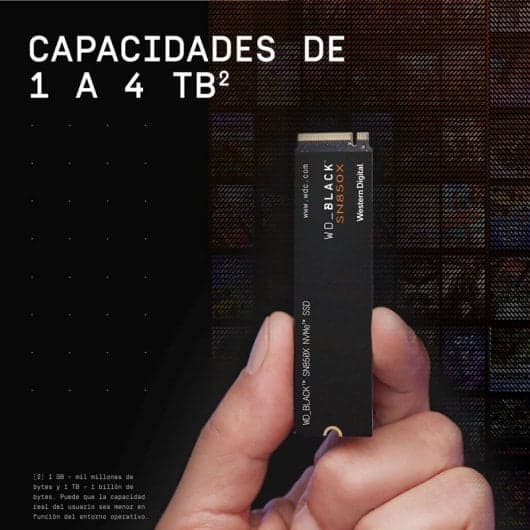 Disco Rígido WD Black SN850X SSD 1TB M.2 2280 PCIe Gen4 NVMe