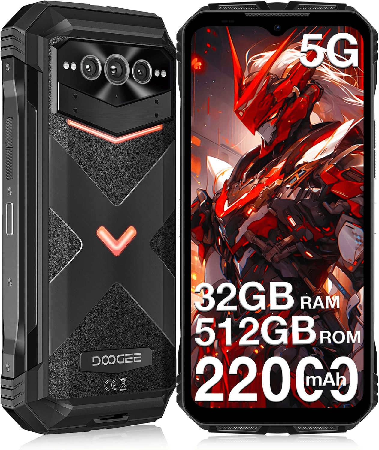 Doogee V Max Pro 5G 12GB/512GB Cinzento