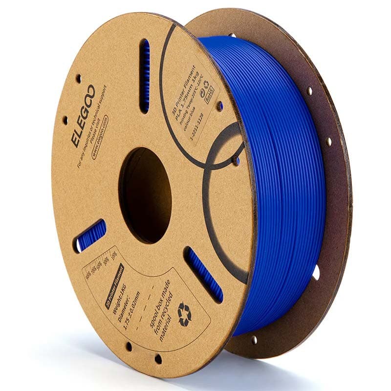 ELEGOO PLA Azul para Impressoras 3D FDM - Filamento 1.75mm Bobina de 1kg
