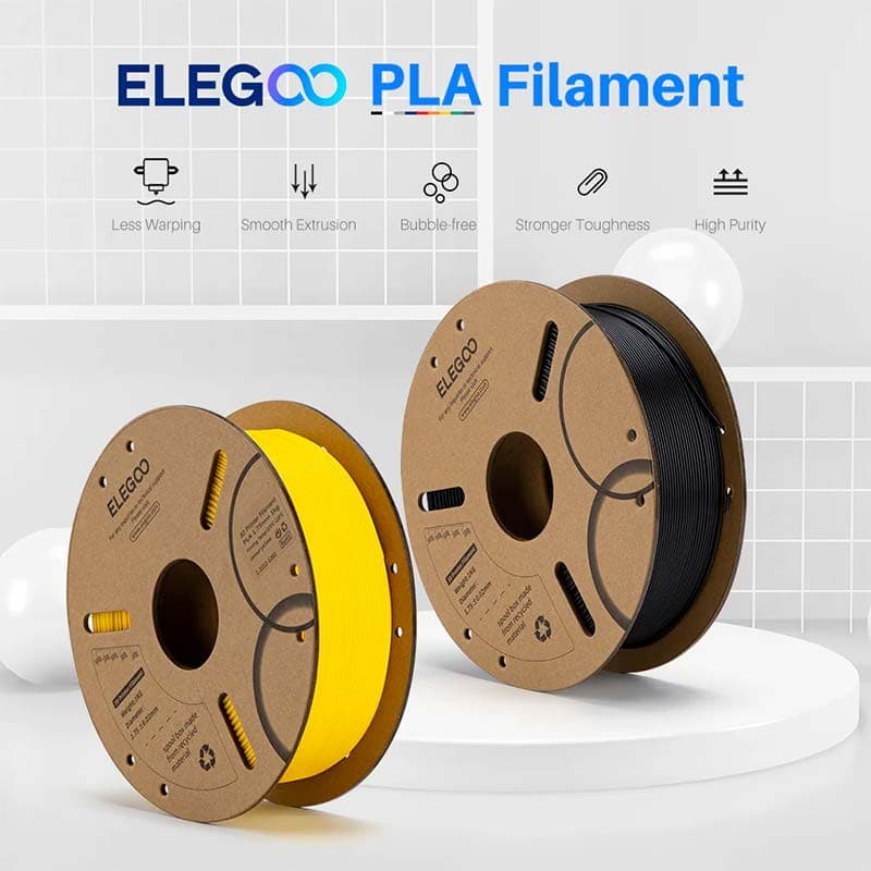 ELEGOO PLA Rosa para Impressoras 3D FDM - Filamento 1.75mm Bobina de 1kg