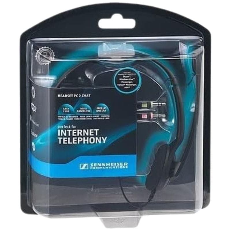 EPOS PC 2 Chat Aux 2 x 3,5 mm 2 metros Preto com microfone