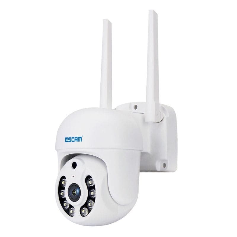 Escam WNK714 Kit de videovigilância IP 3MP Wifi 4 Câmaras Branco