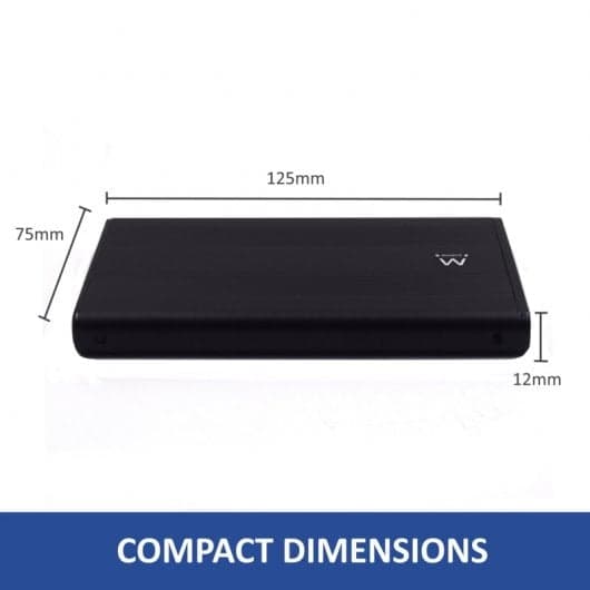 Ewent Caixa de Alumínio para Disco Rígido Sata 2.5" USB 2.0