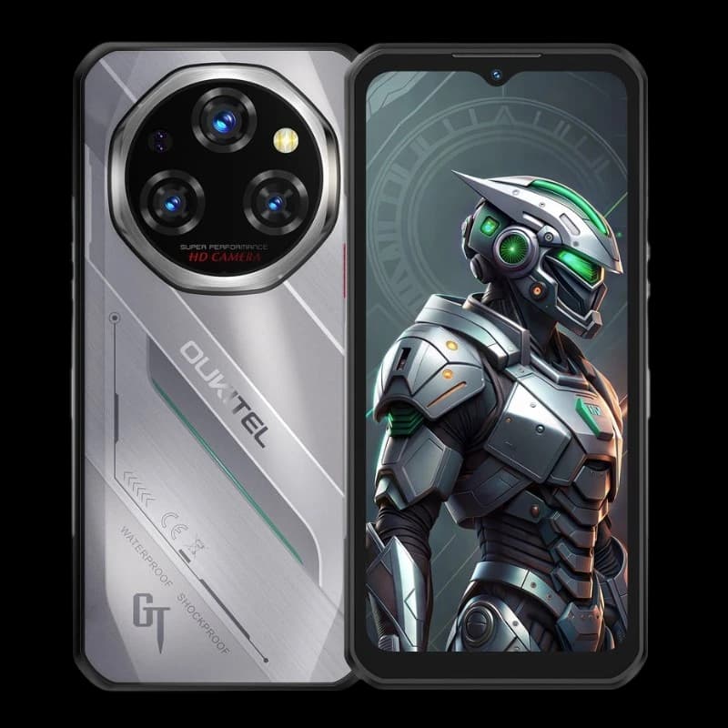 Oukitel WP62 5G 12GB/512GB Dual SIM Prata Rugged