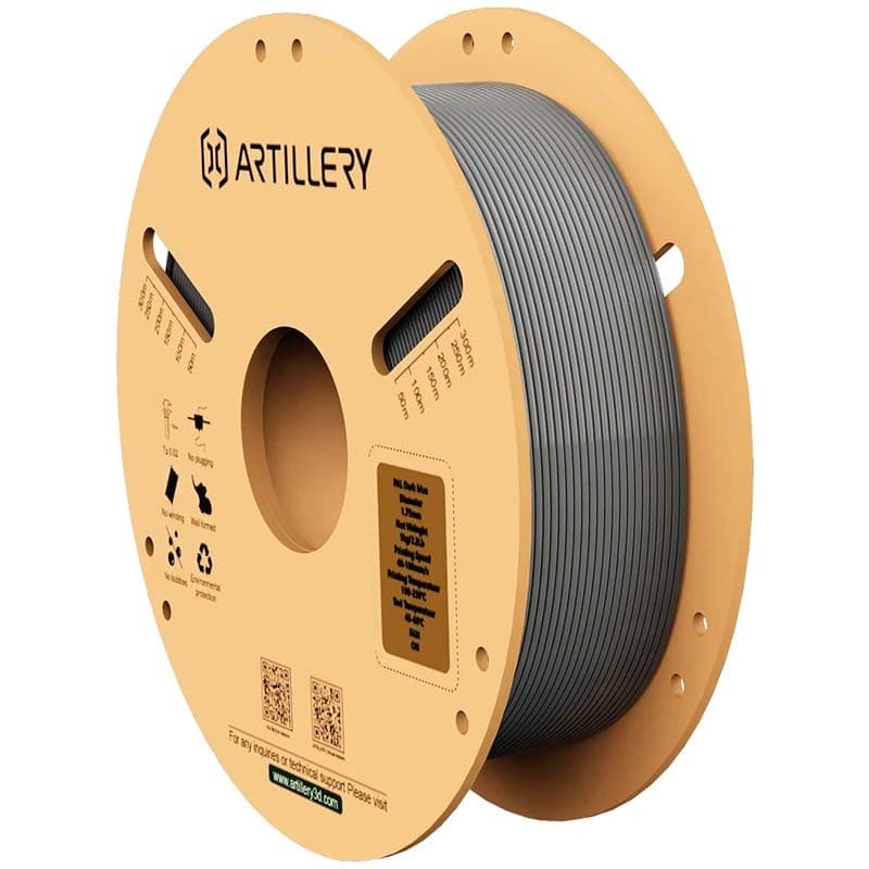 Filamento ARTILLERY PLA Cinzento - 1.75mm - Bobina de 1kg
