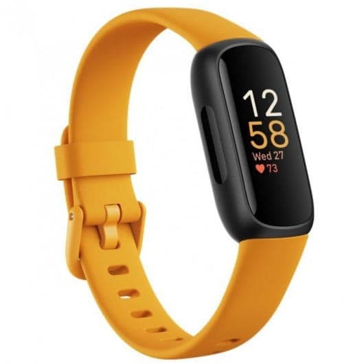 Fitbit Inspire 3 Pulseira de Atividade Amarelo Ocre/Preto