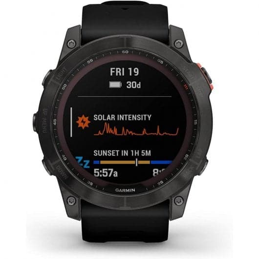 Garmin Fénix 7X Solar Smartwatch 51mm Prateado/Preto