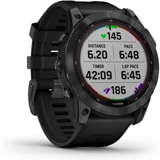 Garmin Fénix 7X Solar Smartwatch 51mm Prateado/Preto