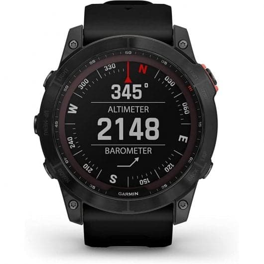 Garmin Fénix 7X Solar Smartwatch 51mm Prateado/Preto