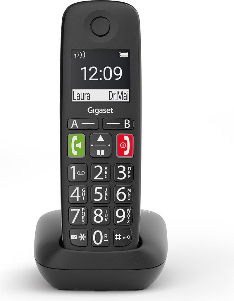 Gigaset WIRELESS LANDINE PHONE E290 BLACK (S30852-H2901-D201)