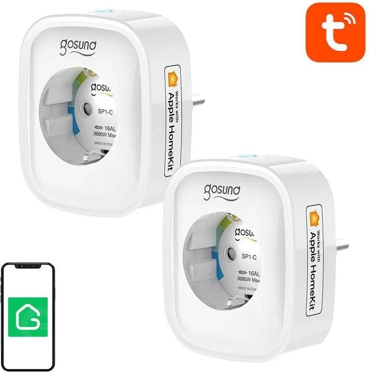 Gosund Smart socket WiFi SP1-H (2-pack)(HomeKit)