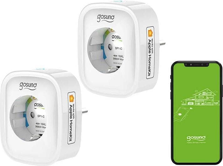 Gosund Smart socket WiFi SP1-H (2-pack)(HomeKit)