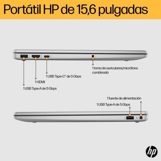 HP 15-FD0038NS Intel Core i3-N305/8GB/512GB SSD/15.6"