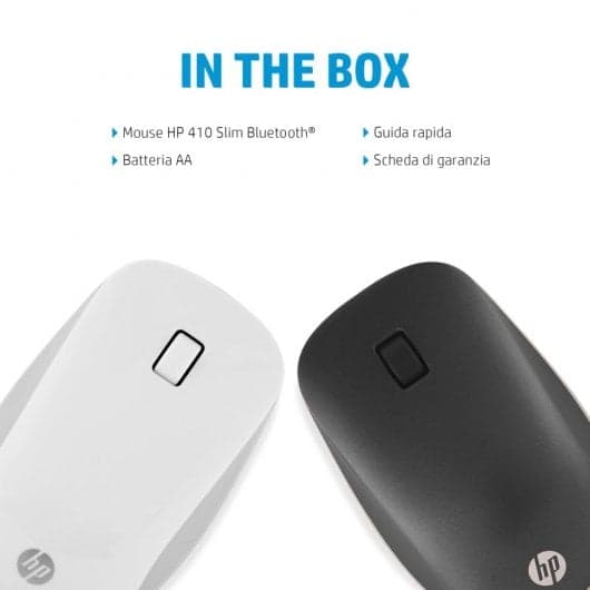 HP 410 Rato Sem Fios Bluetooth Baixo Perfil 1200 DPI Branco
