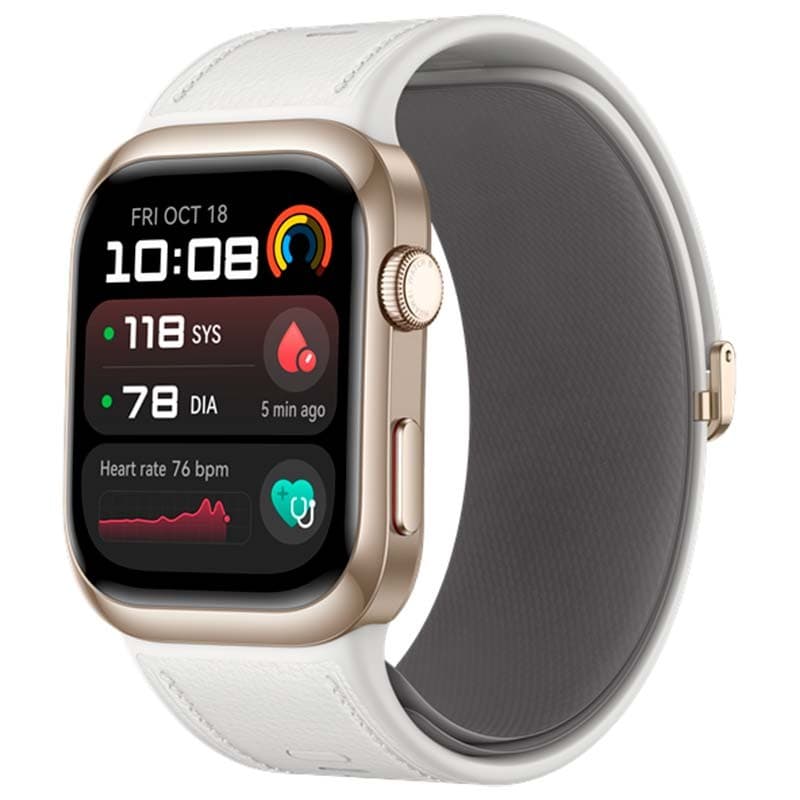 Huawei Watch D2 Branco com Bracelete de Pele - Smartwatch com GPS e NFC