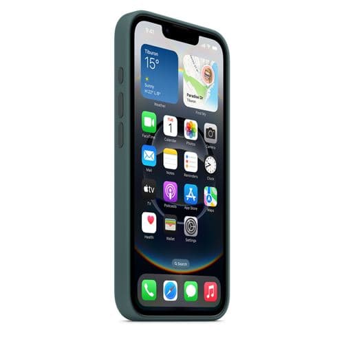 APPLE Silicone Case iPhone 16e (Lake Green)