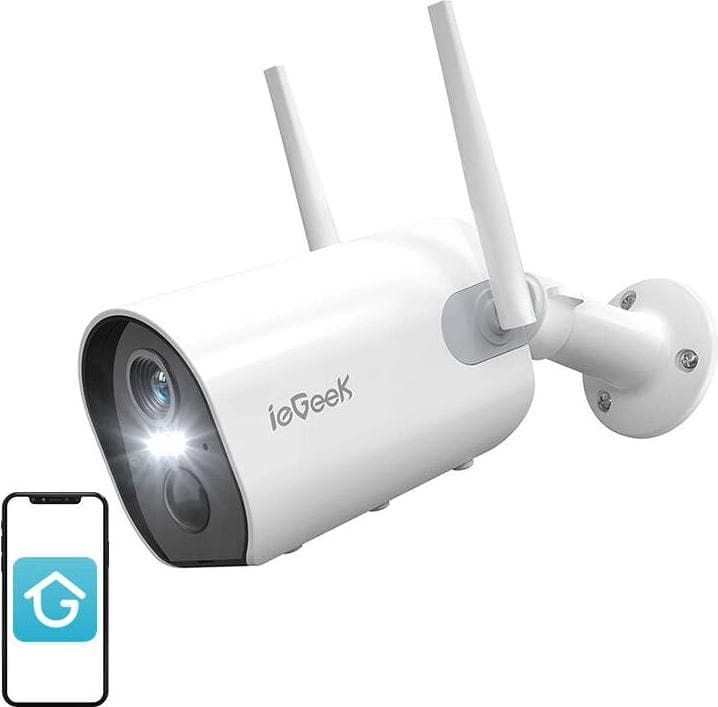 IeGeek Wireless WiFi outdoor camera ZS-GX2S white 5200mAh