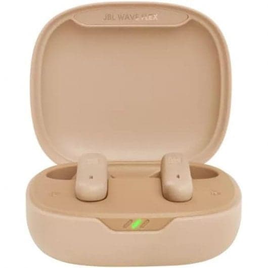JBL Wave Flex Auriculares Sem Fios Beges