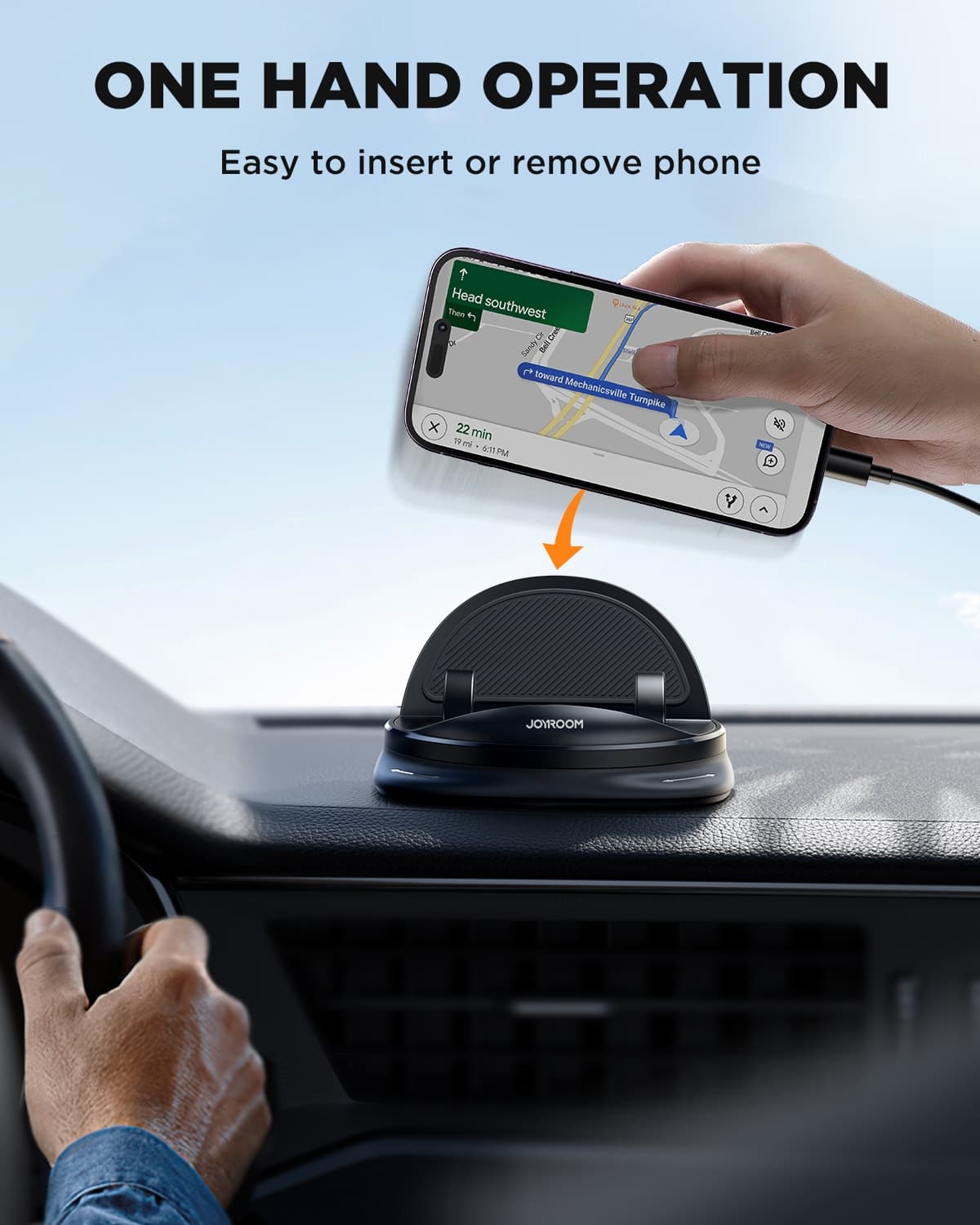 Joyroom Car dashboard holder JR-ZS350 (Black)