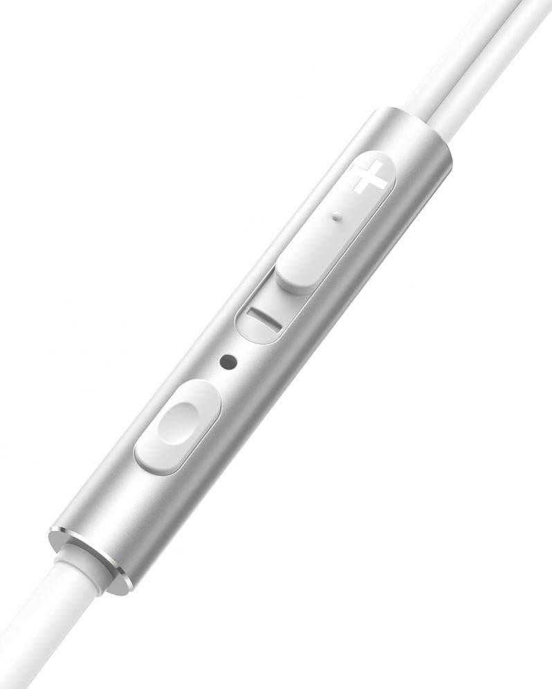 Joyroom JR-EW03 Wired Series In-Ear Metal Wired Earbuds-Silver