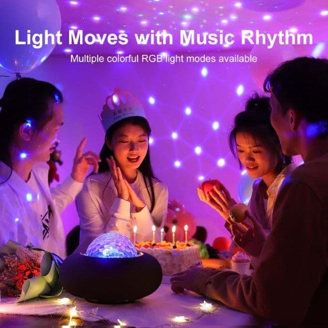 Joyroom JR-MS02 Maya Series RGB Wireless Speaker Black