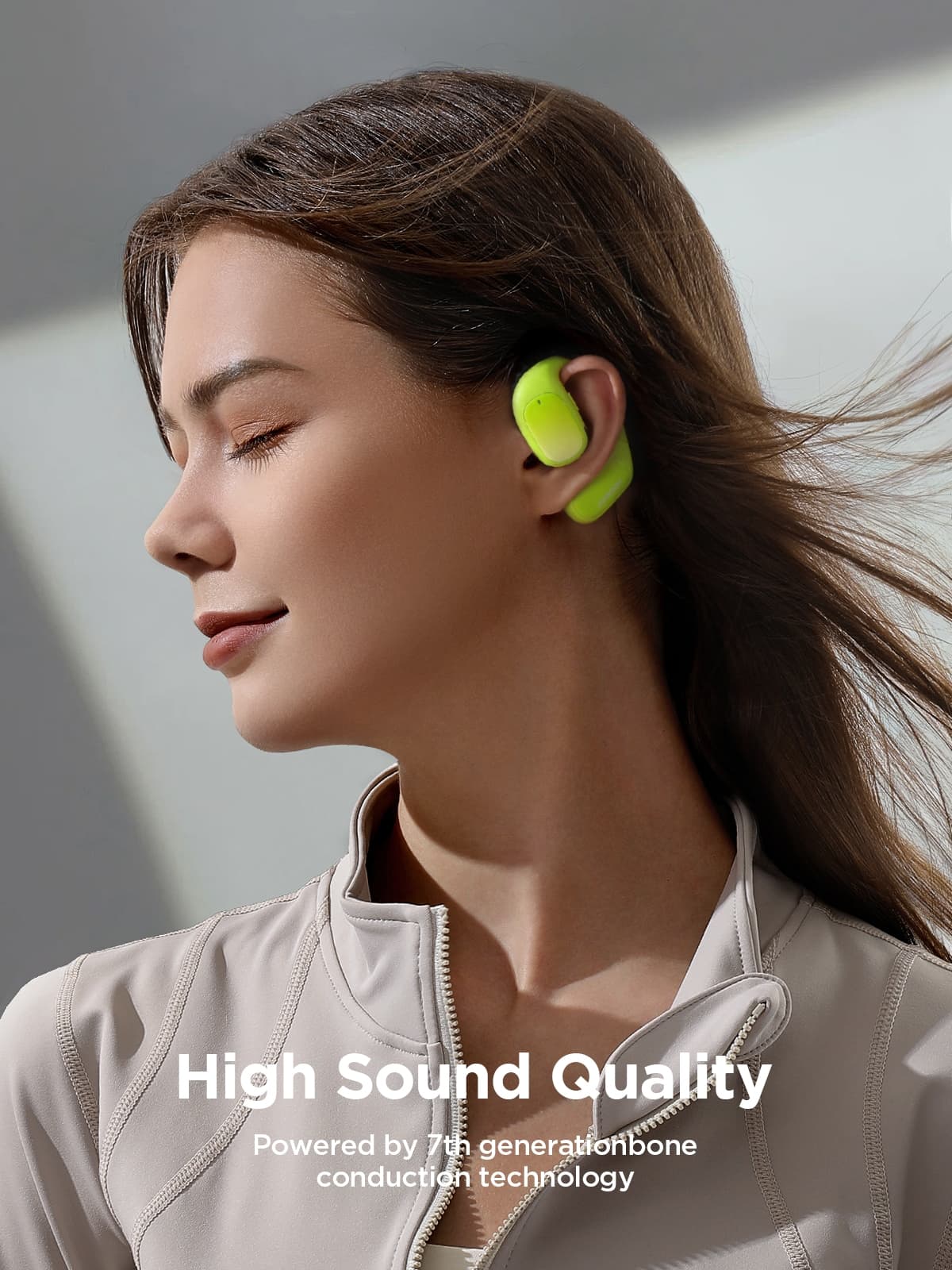 Joyroom Openfree JR-OE1 wireless on-ear headphones - green