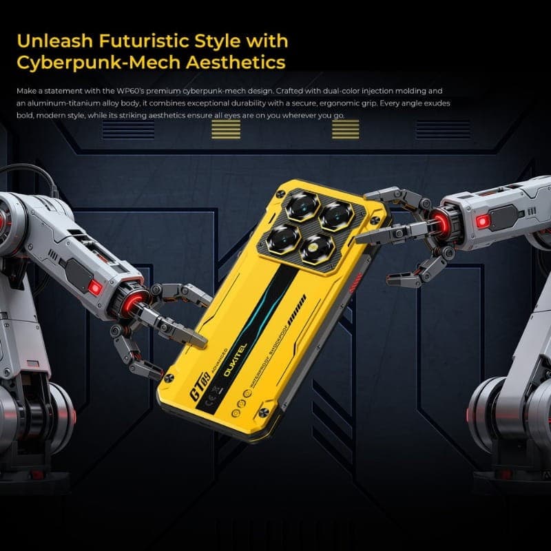 Oukitel WP60 5G 8GB/256GB Amarelo Rugged