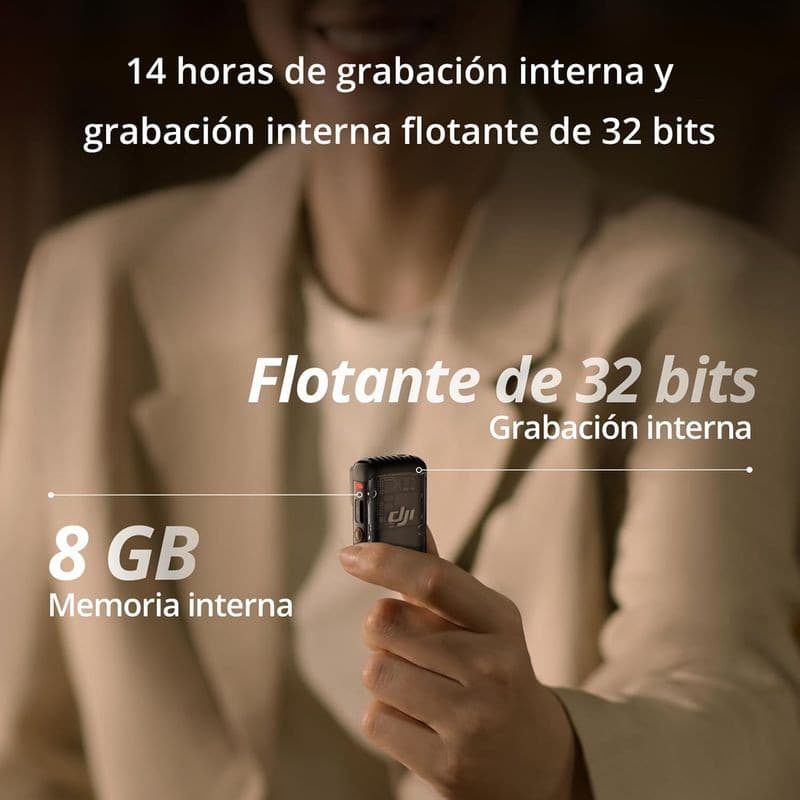 Microfone sem fios DJI Mic 2 (1 TX + 1 RX)