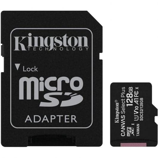 Kingston Canvas Select Plus MicroSDXC UHS-I 128GB Classe 10