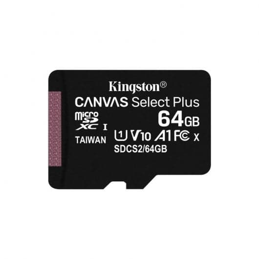 Kingston Canvas Select Plus MicroSDXC UHS-I 64GB Classe 10