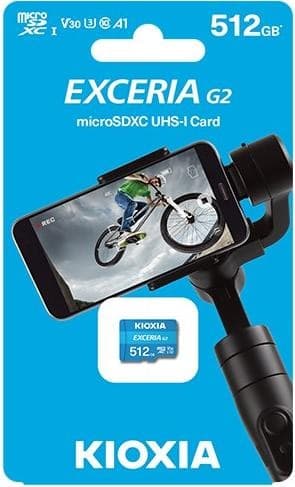 Kioxia MICRO SD 512GB EXCERIA G2 W/ADAPTOR