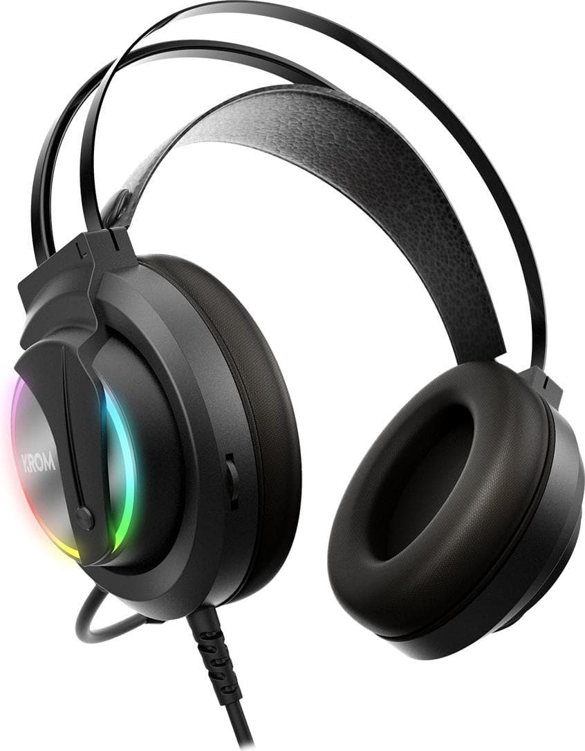 Krom Kappa Headphones Wired Headband Gaming Black (NXKAPPA)