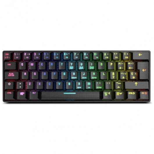 Krom Kluster Teclado Mini Mecânico RGB USB/Bluetooth Switch Outemu Red