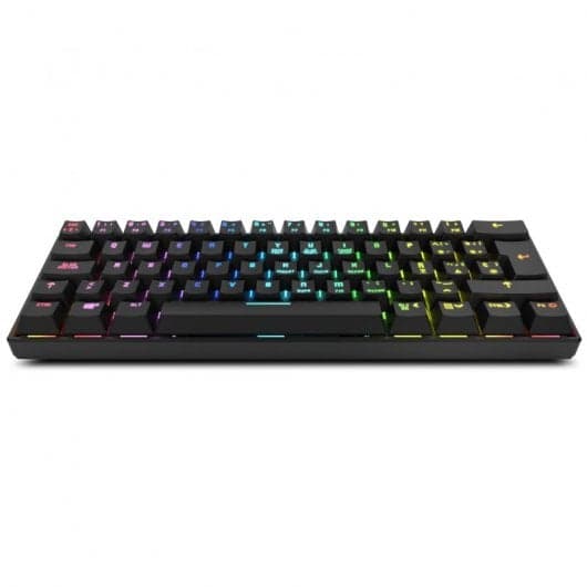 Krom Kluster Teclado Mini Mecânico RGB USB/Bluetooth Switch Outemu Red