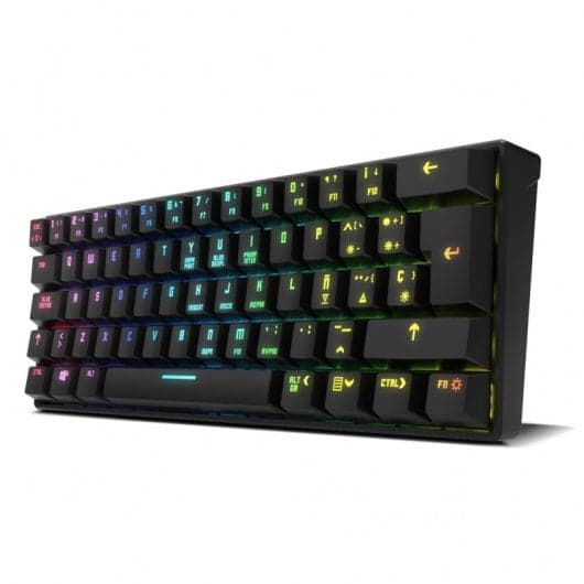Krom Kluster Teclado Mini Mecânico RGB USB/Bluetooth Switch Outemu Red