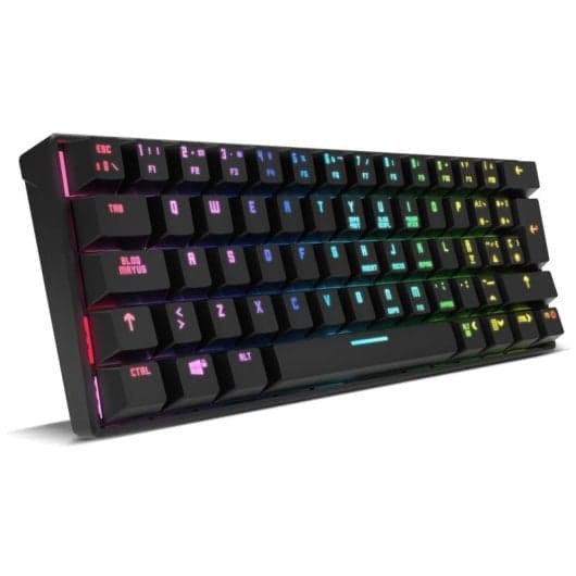Krom Kluster Teclado Mini Mecânico RGB USB/Bluetooth Switch Outemu Red