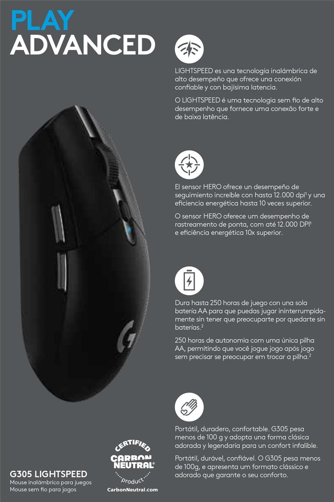 Logitech G G305 Lightspeed