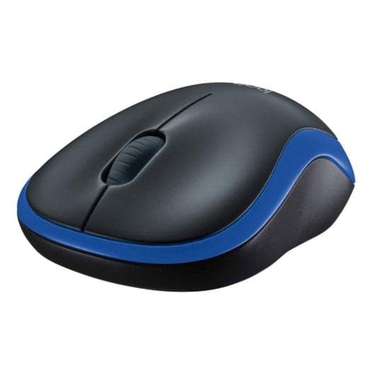 Logitech M185 Rato Sem Fios 1000 DPI Preto/Azul